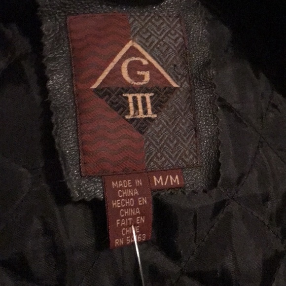 Vtg. G 111 genuine black leather jacket, size MM - Picture 15 of 17